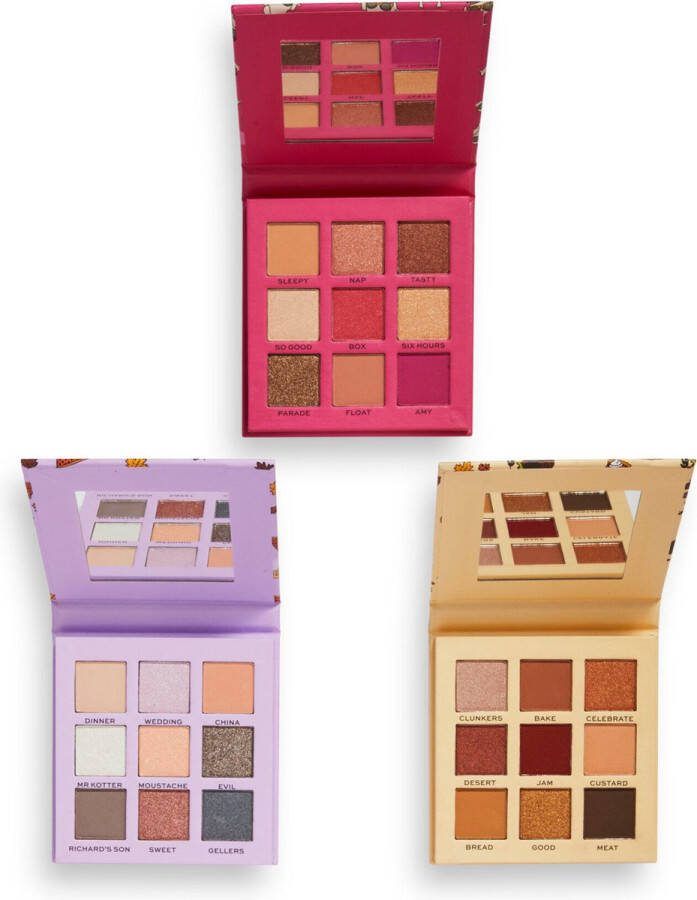 Makeup Revolution X Friends All Thanks Giving s Eyeshadow Palettes Oogschaduw Palette Thanksgiving Collectie Friends TV serie