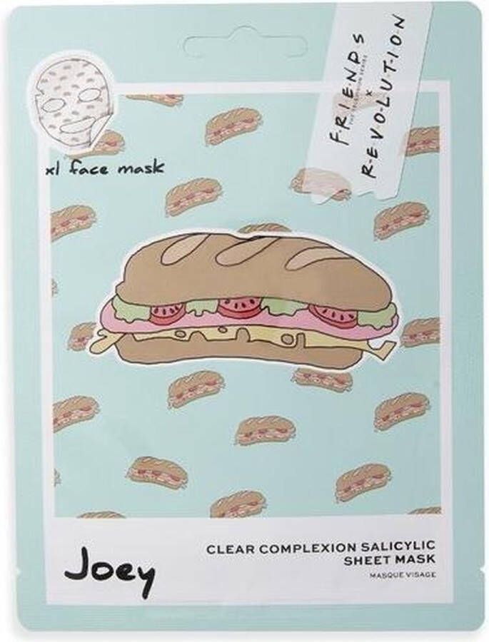 Makeup Revolution x Friends Joey Salicylic Sheet Mask Gezichtsmasker