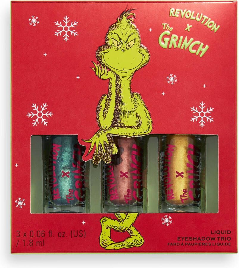 Makeup Revolution x The Grinch Don t Give A Grinch Liquid Eyeshadow