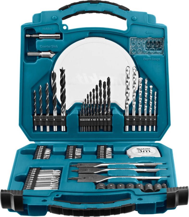 Makita D-47145 Boor- en Schroefbitset 71-delig in Koffer