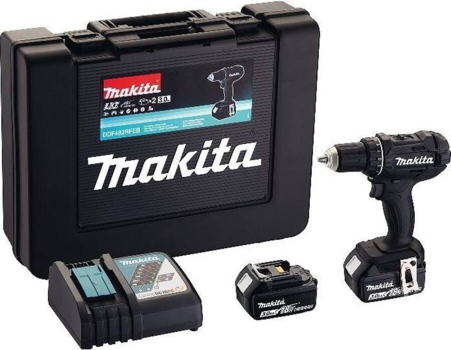 Makita Accuboormachine Ddf482 18 V 3.0 Ah