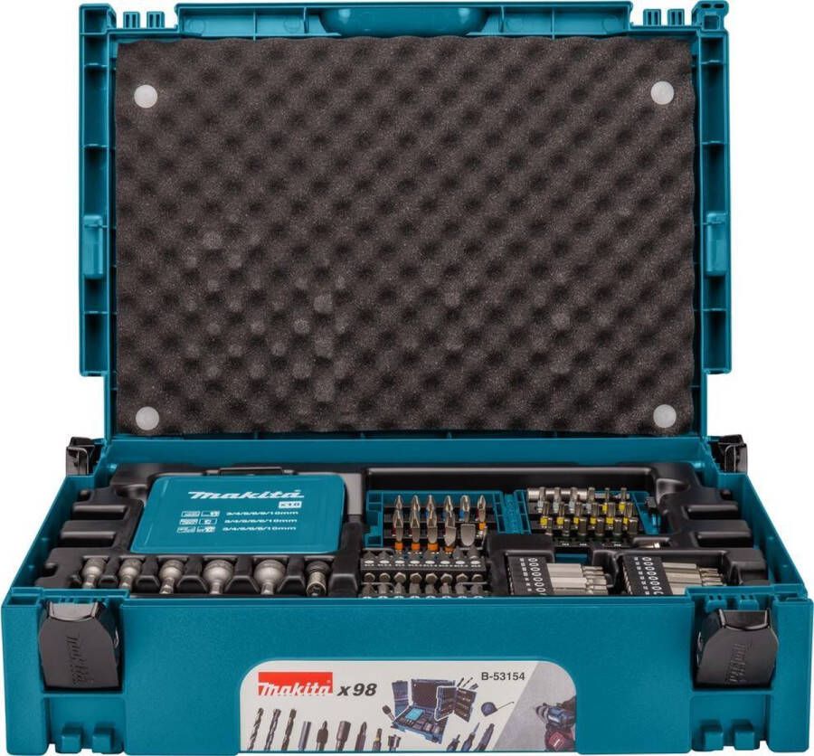 Makita B-53154 Boor- en Schroefbitset 98-delig in Mbox