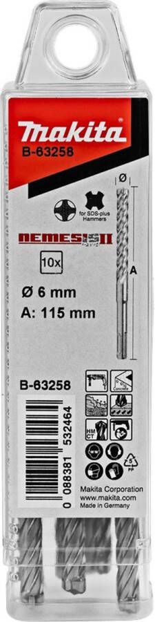 Makita B-63410 P4S:Sds-Plus Boor 10X160Mm 10S