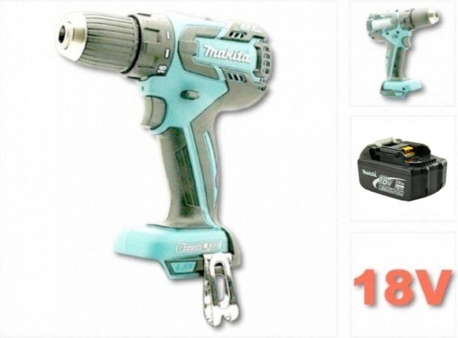 Makita BDF 459 18V Li-ion accuboormachine incl. BL1830 B 18V 3Ah Li-Ion accu