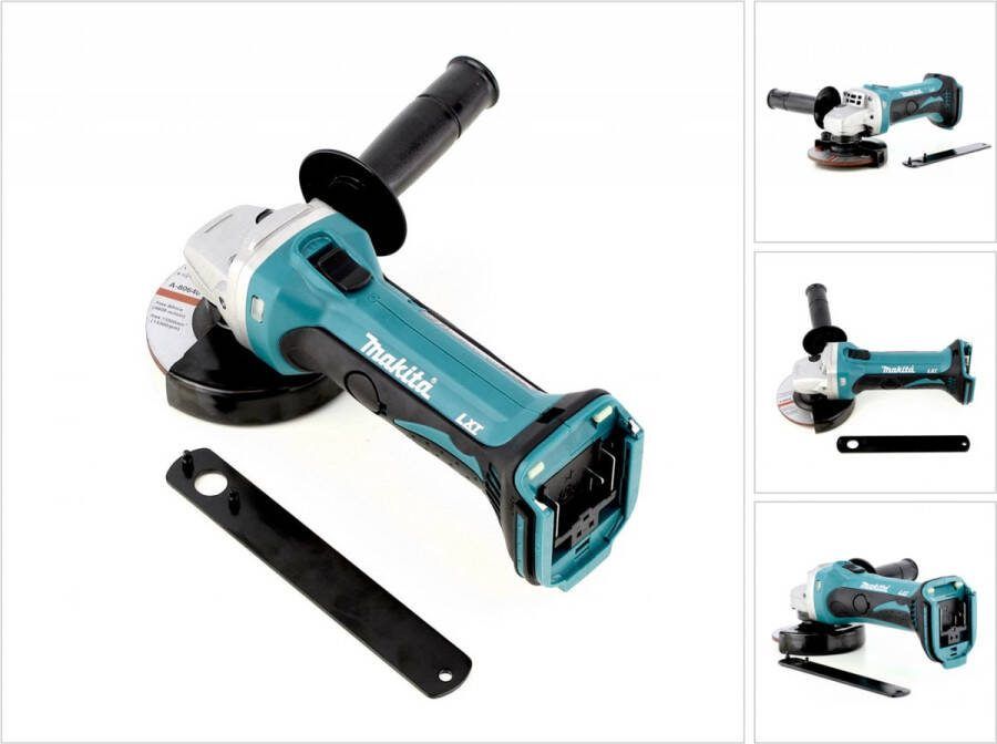 Makita BGA 452 Z 18 V Li-ion 115 mm accu haakse slijper Solo
