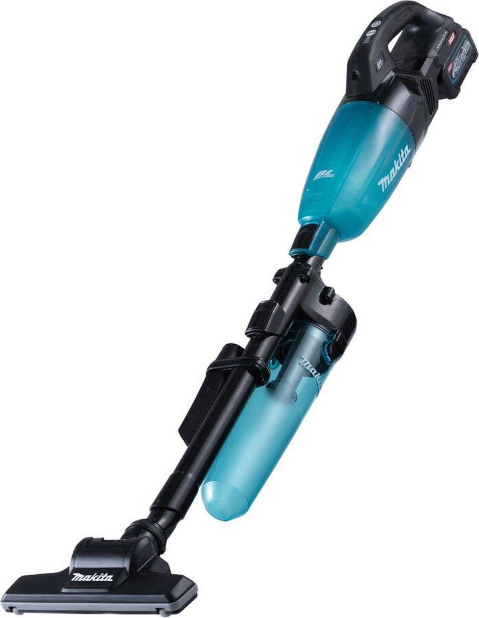 Makita CL001GA223 Accu Steelstofzuiger Zwart + Stofafscheider XGT 40V Max 2.0Ah