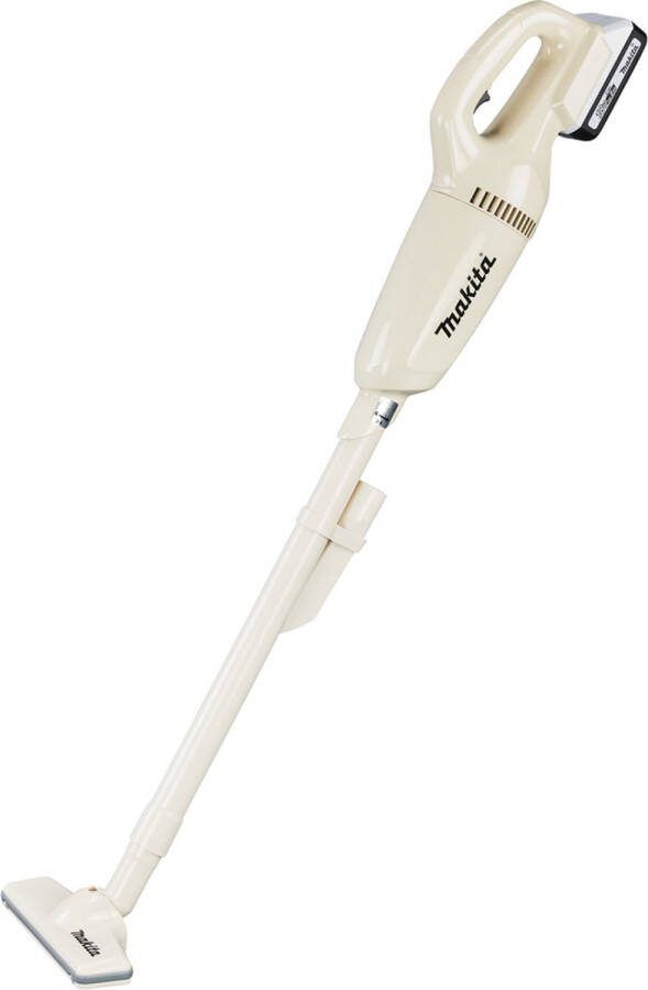 Makita CL183D001 18V Steelstofzuiger ivoor wit + Accu en Lader
