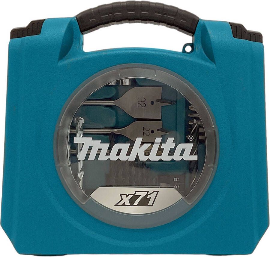 Makita D-53001 Bit -en borenset 71-delig in Koffer