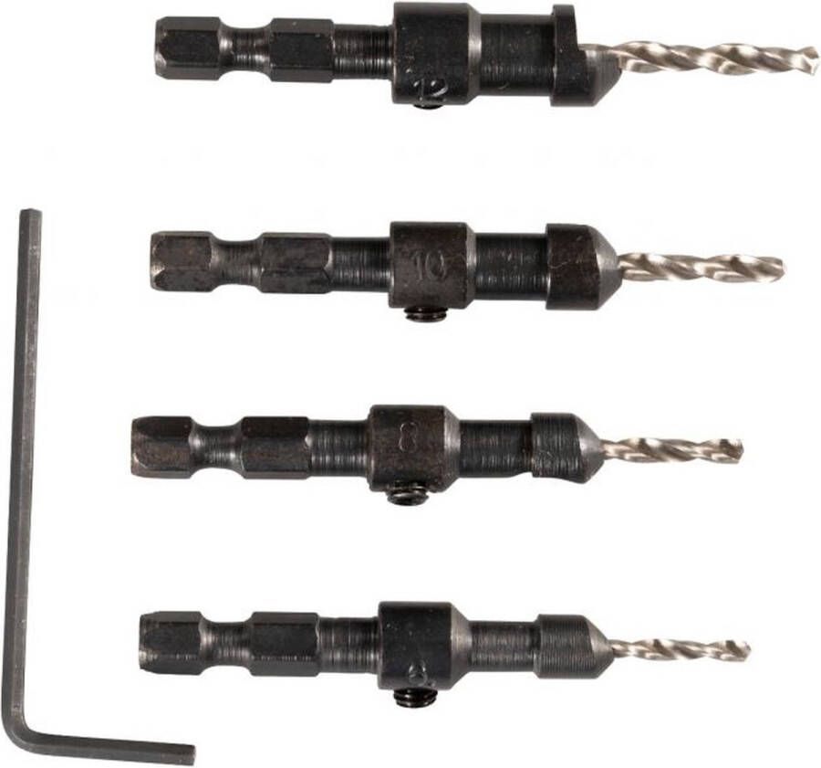 Makita D-73455 Verzinkboor Quad Driver-set