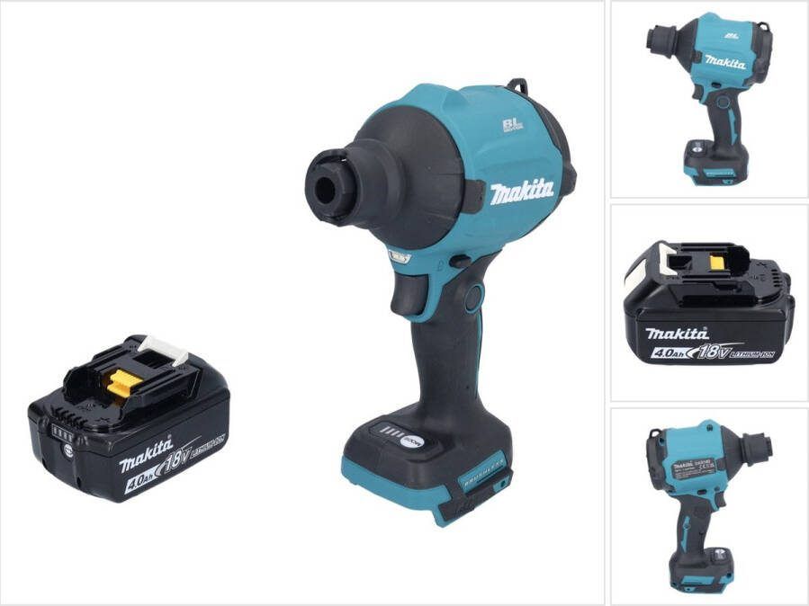 Makita DAS 180 M1 accu-blazer 18 V borstelloos + 1x accu 4.0 Ah zonder lader