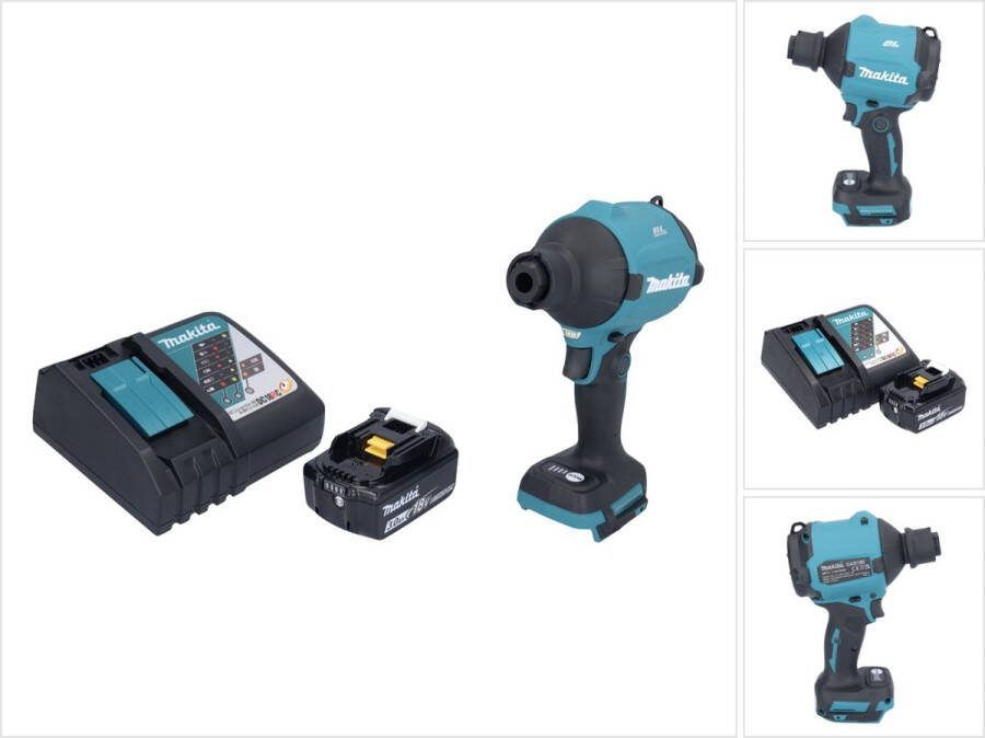 Makita DAS 180 RF1 accu-blazer 18 V borstelloos + 1x oplaadbare accu 3.0 Ah + lader