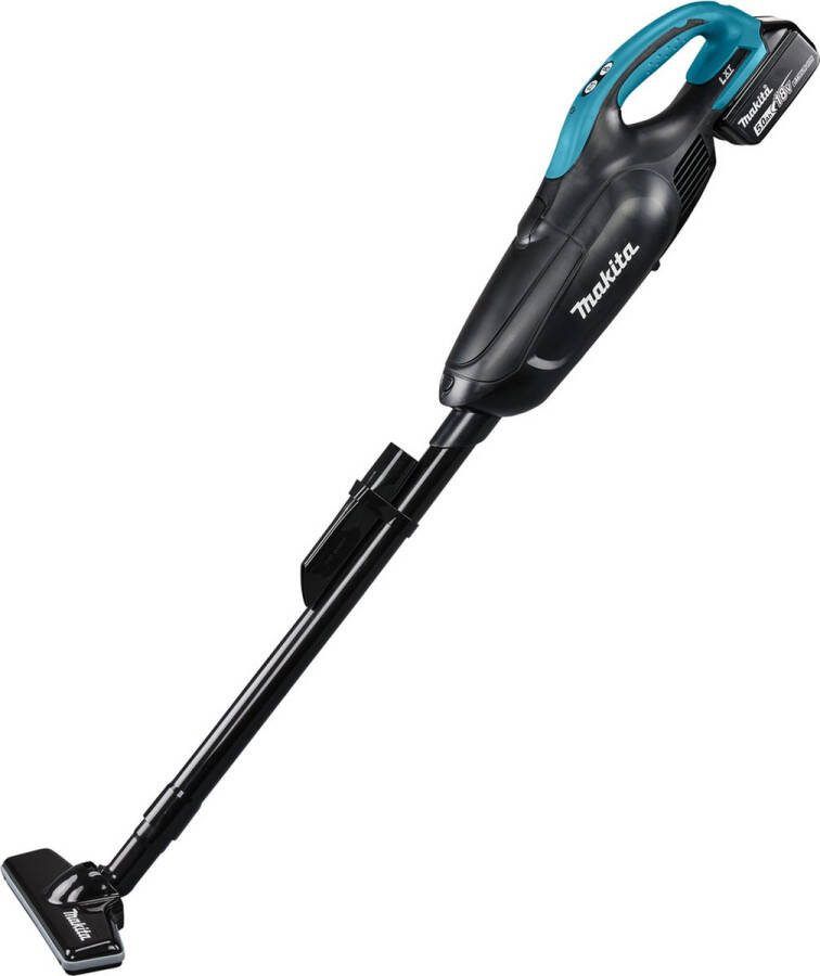 Makita DCL182RTB Accu Steelstofzuiger Zwart 18V 5.0Ah