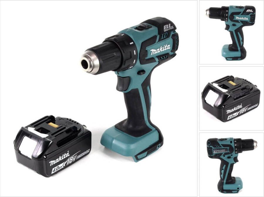 Makita DDF 459 M1 accuboormachine 18V 45NM + 4.0 Ah accu zonder oplader