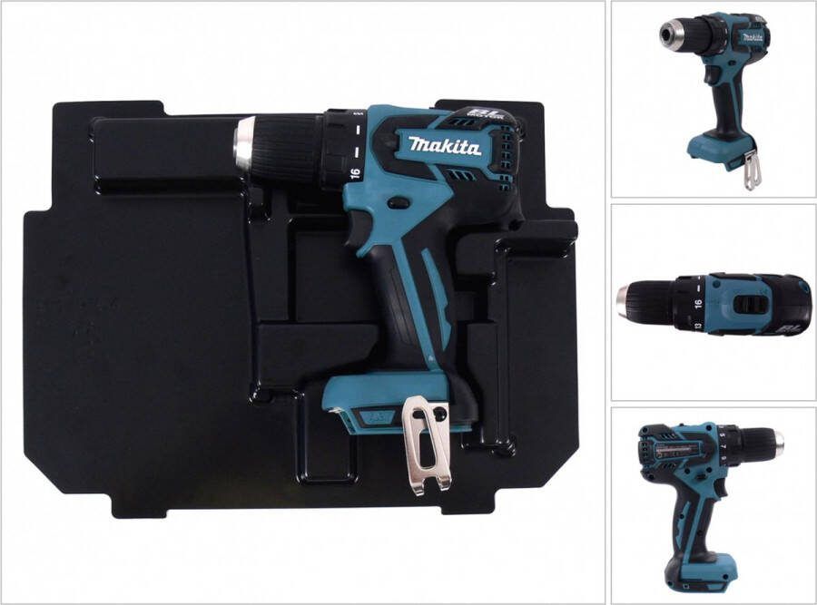 Makita DDF 459 ZE 18V Li-ion accuboormachine met inzetstuk voor Makpac