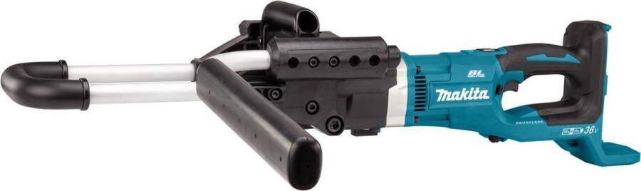 Makita 2x18 V Grondboor excl. accu en lader in doos Incl. adapter A en D