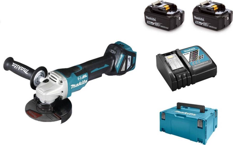 Makita DGA517RTJ accu-haakse slijpmachine