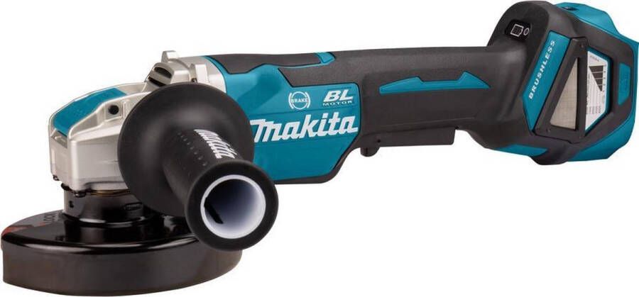 Makita DGA519ZJ 18V Accu 125 Mm X-LOCK Haakse Slijper In Mbox Zonder Accu's En Lader