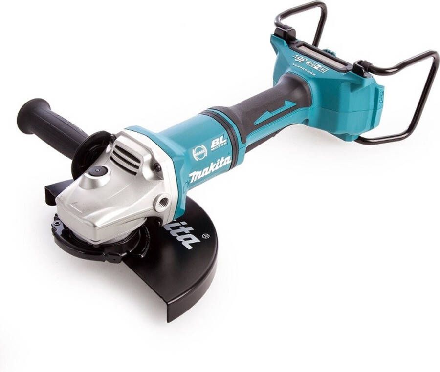 Makita DGA900ZK 2x18v = 36v Haakse slijper 230mm | zonder accu's en lader in koffer