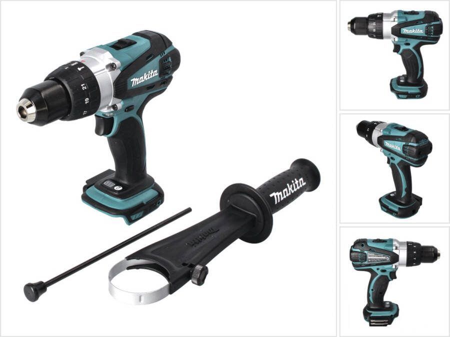 Makita DHP 458 Z accu klopboormachine 18V 91Nm solo zonder accu en lader