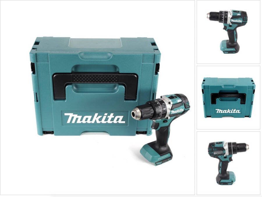 Makita DHP 484 ZJ 18V Brushless Li-Ion accu klopboormachine in Makpac zonder accessoires