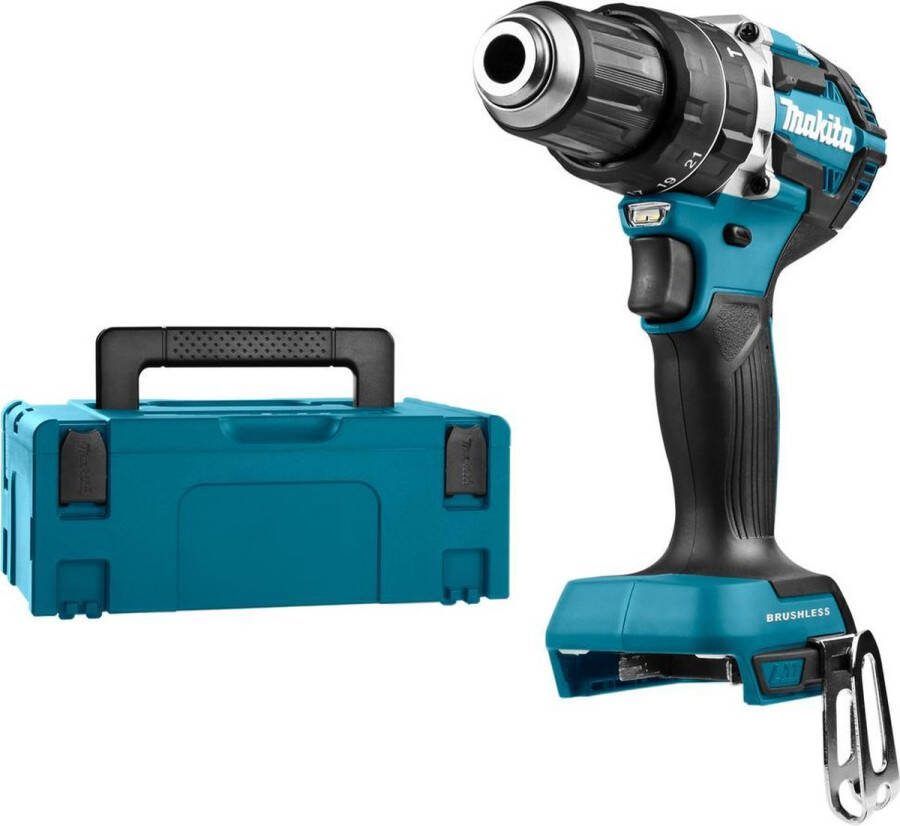 Makita DHP484ZJ Accu Klop- Schroefboormachine 18V Losse Body (geleverd zonder accu en lader)