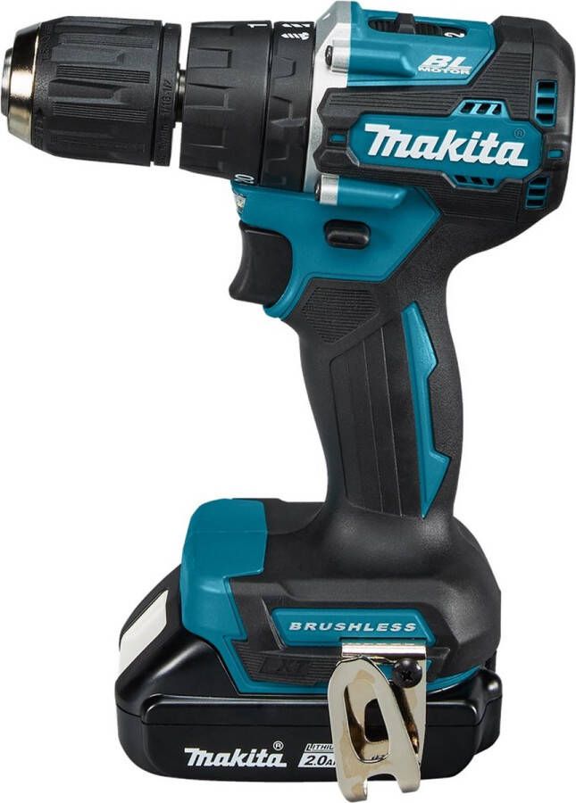 Makita DHP487RAJ | KLOPBOORMACHINE | KOOLBORSTELLOOS | 18V | 2.0AH | LI-ION IN MBOX