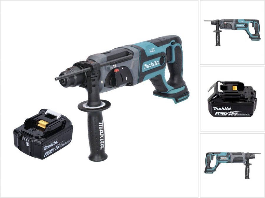 Makita DHR 241 F1 accu boormachine 18 V 2.0 J SDS plus + 1x oplaadbare accu 3.0 Ah zonder oplader