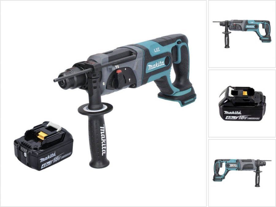 Makita DHR 241 M1 accu boormachine 18 V 2.0 J SDS plus + 1x oplaadbare accu 4.0 Ah zonder oplader