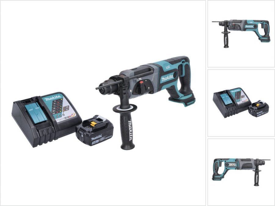 Makita DHR 241 RF1 accu boormachine 18 V 2.0 J SDS plus + 1x oplaadbare accu 3.0 Ah + lader