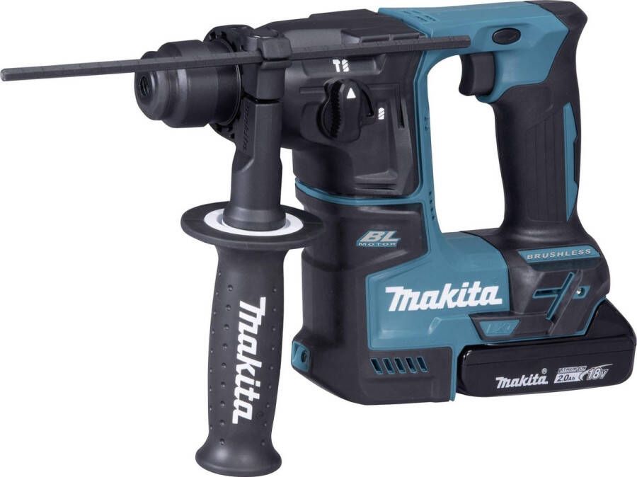 Makita Dhr171raj 18v Li-ion Accu Sds-plus Boorhamer Set (2x 2.0ah Accu) In Mbox 1 2j Koolborstelloos