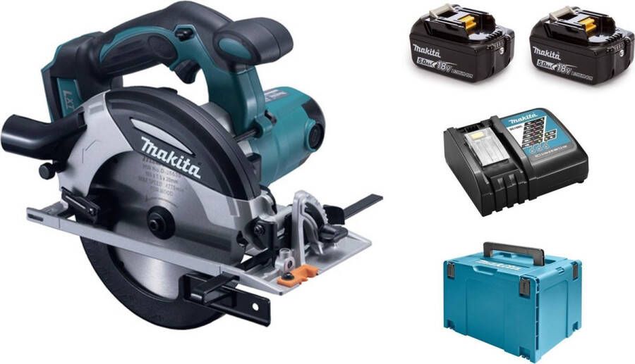 Makita DHS630RTJ Accu Cirkelzaag 165mm 18V 5 0Ah in Mbox