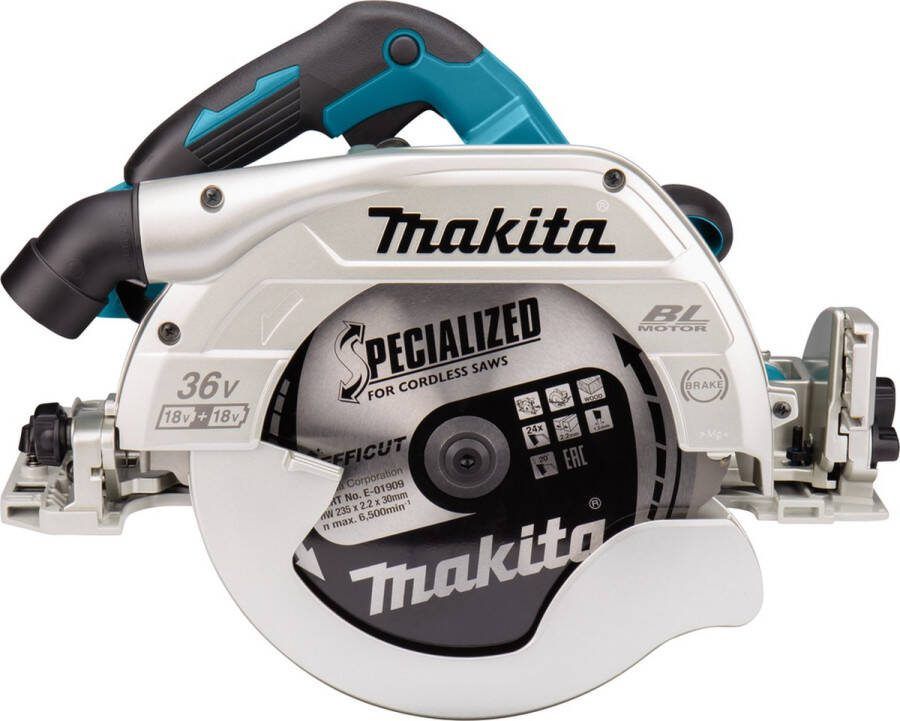 Makita DHS900Z Accu Cirkelzaag 235mm AWS-Ready 2x18V Basic Body