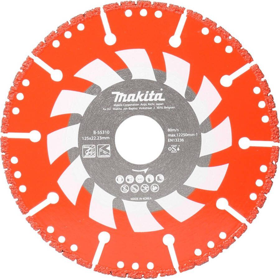 Makita Diamantschijf Rescue 125mm B-55310