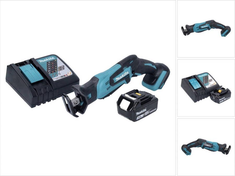 Makita DJR 185 RF1 accu reciprozaag 18 V + 1x oplaadbare accu 3.0 Ah + lader