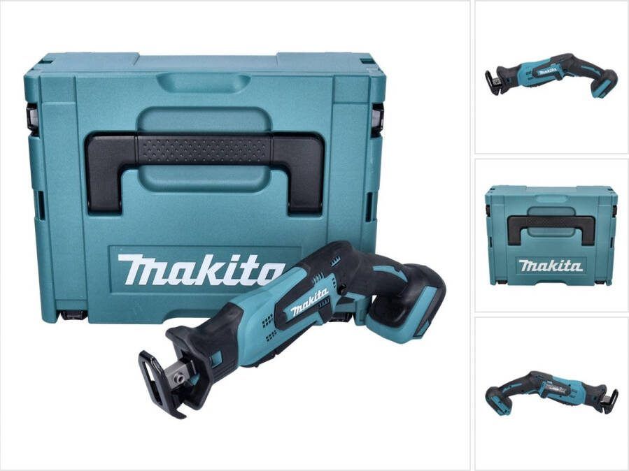 Makita DJR 185 ZJ Accu Reciprozaag 18 V + Makpac zonder accu zonder oplader