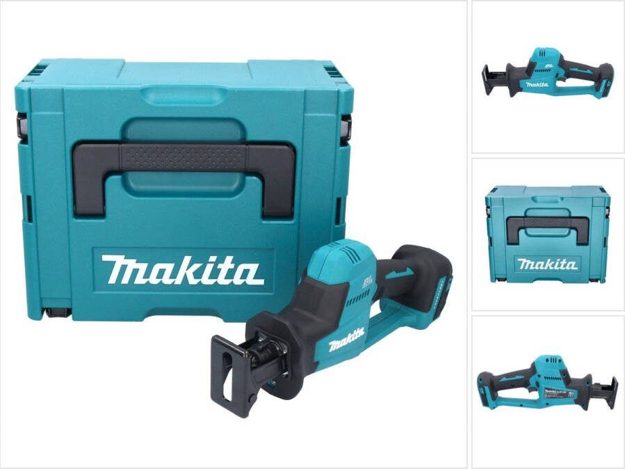 Makita DJR 189 ZJ Accu Reciprozaag 18 V Brushless + Makpac zonder accu zonder oplader