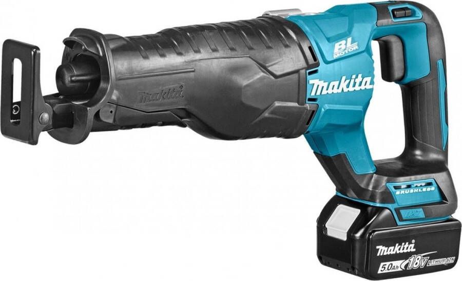 Makita DJR187RT 18V Li-Ion accu reciprozaag set (1x 5.0Ah accu) snelwissel variabel koolborstelloos