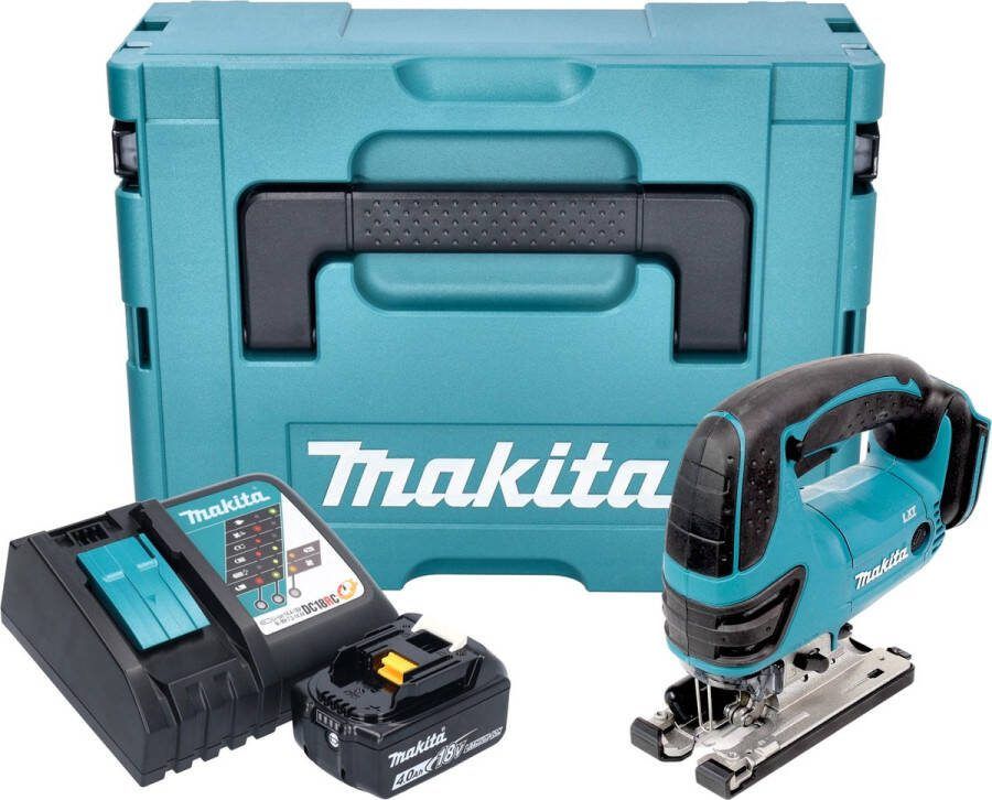 Makita DJV 180 RM1XJ accu decoupeerzaag 18 V 135 mm + 1x accu 4.0 Ah + lader + Makpac