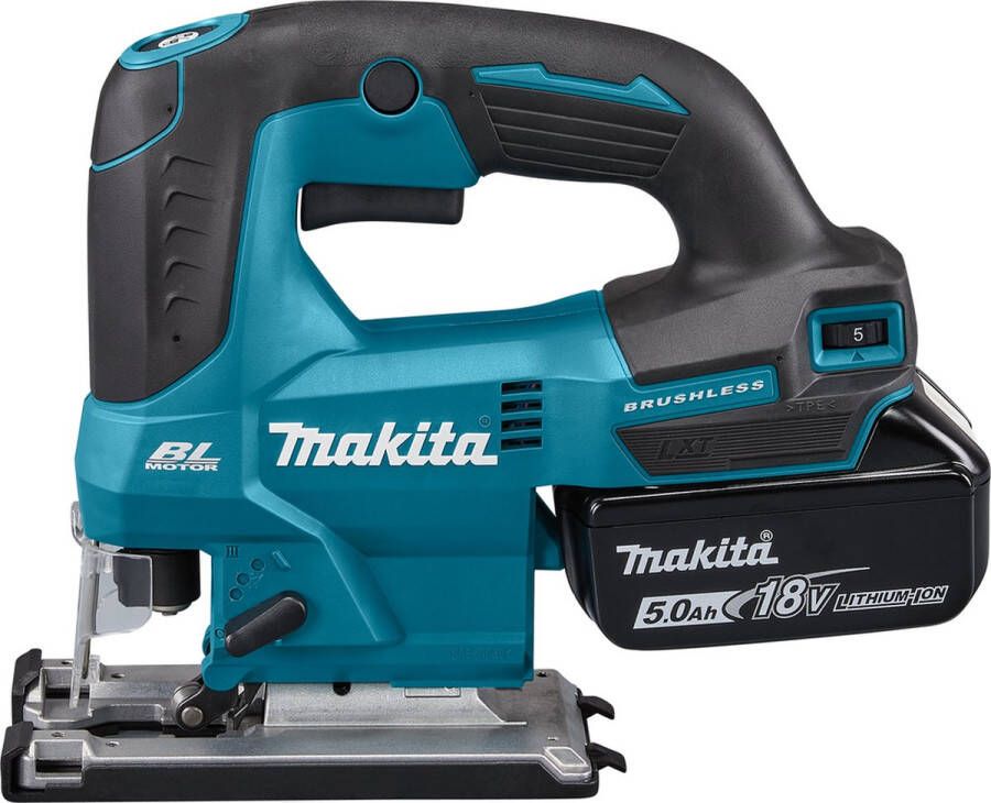 Makita DJV184RTJ 18V Decoupeerzaag met 2x 5Ah accu en lader in MBOX Krachtige en Veelzijdige LXT Decoupeerzaag