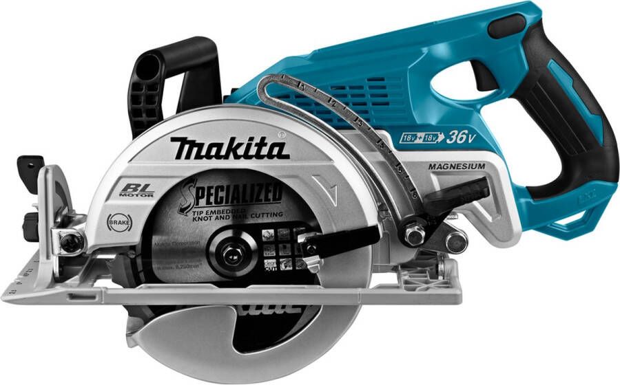 Makita DRS780Z 2x18 V Cirkelzaag 185 mm zonder accu's en lader