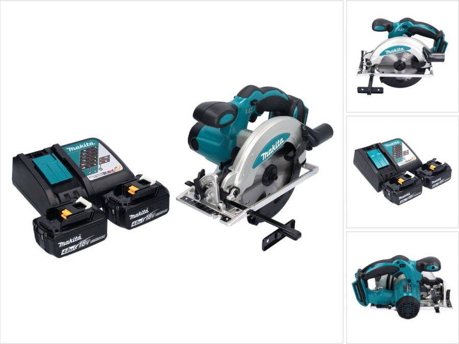 Makita DSS 610 RM accu cirkelzaag 18 V 165 mm + 2x accu 4.0 Ah + lader