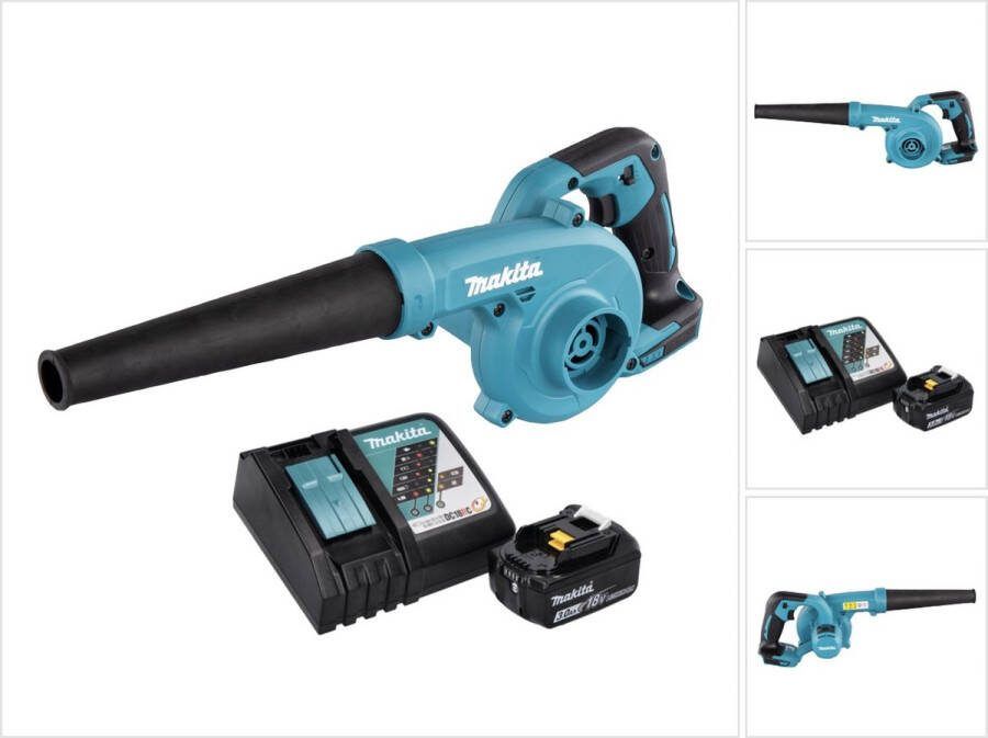 Makita DUB 185 RF1 accu bladblazer 18 V + 1x oplaadbare accu 3.0 Ah + lader