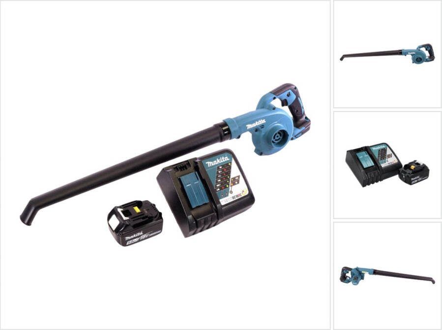Makita DUB 186 RT1 accubladblazer Bladblazer 18 V + 1x accu 5.0 Ah + lader