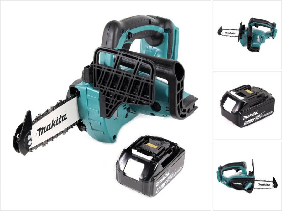Makita DUC 122 T1 18 V Li-Ion accu kettingzaag + 1x BL1850 5.0 Ah accu zonder oplader
