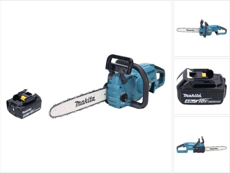 Makita DUC 357 MX2 Accu-kettingzaag 18 V 35 cm 7 m s Borstelloos + 1x accu 4.0 Ah zonder lader