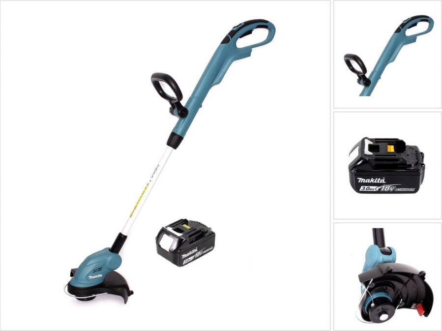 Makita DUR 181 F1 accu grastrimmer 18 V 260 mm + 1x oplaadbare accu 3.0 Ah zonder oplader
