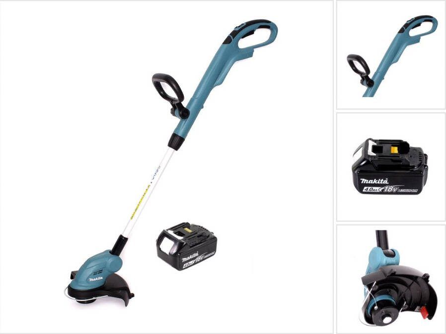 Makita DUR 181 M1 accu grastrimmer 18 V 260 mm + 1x accu 4.0 Ah zonder lader
