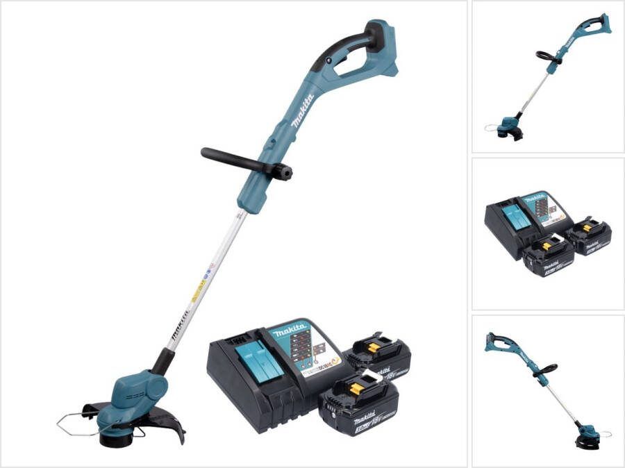 Makita DUR 193 RF2 accu grastrimmer 18 V 260 mm + 2x accu 3.0 Ah + lader
