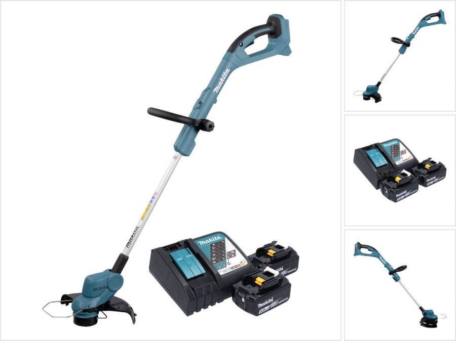 Makita DUR 193 RT accu grastrimmer 18 V 260 mm + 2x accu 5.0 Ah + lader