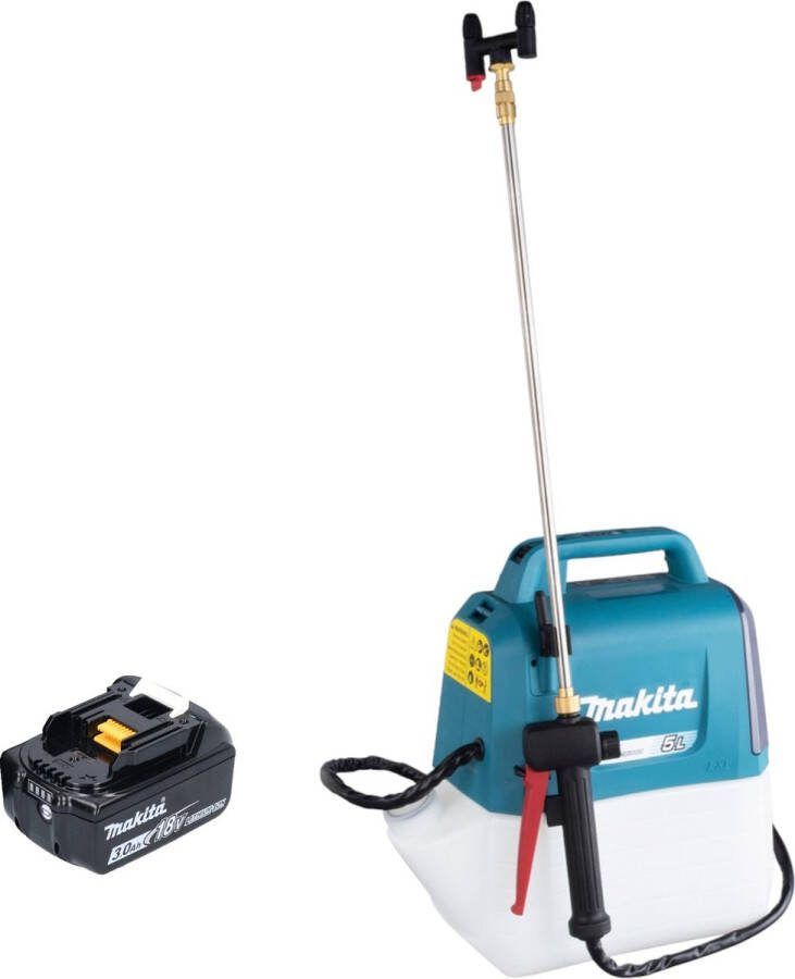 Makita DUS 054 F accuspuit 18 V 5 0 l 3 0 bar + 1x accu 3 0 Ah zonder lader